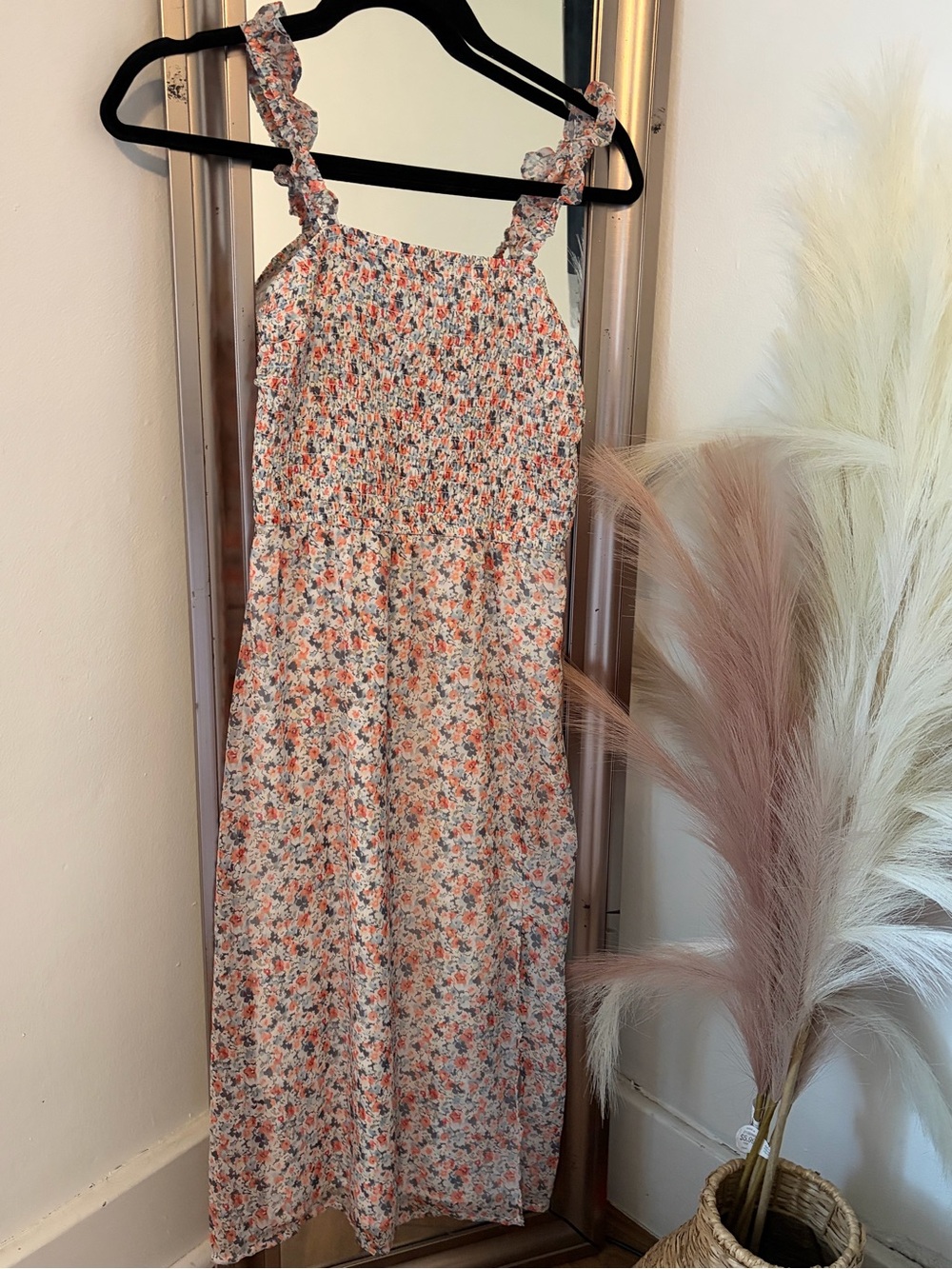 Abercrombie & Fitch Floral Midi Dress Multicolor Size S